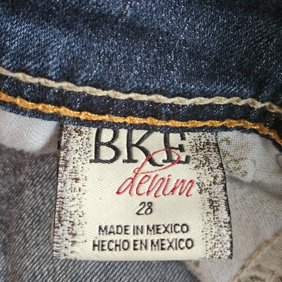 BKE Women's Sabrina Boot Cut Denim Jeans Sz28 (30X29) Regular Blue Medium Wash - Picture 10 of 15